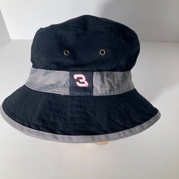 Chase Authentics Other - Mens Chase Authentics RCR Nascar Bucket Hat #3‎ Black Gray Cotton OSFM